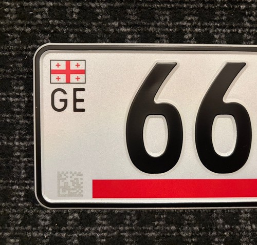 Original nummernschild - original,
