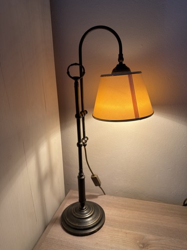 Tischlampe rustikal messing - |,