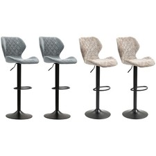 Barhocker 2er-Set, Gepolstert