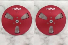 One Pair 7'' red Revox Tape