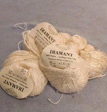 Strickgarn - Cremefarben mit