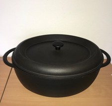 Bräter / Gänsebräter Gusseisen - groß oval 40cm - Küchenprofi - France