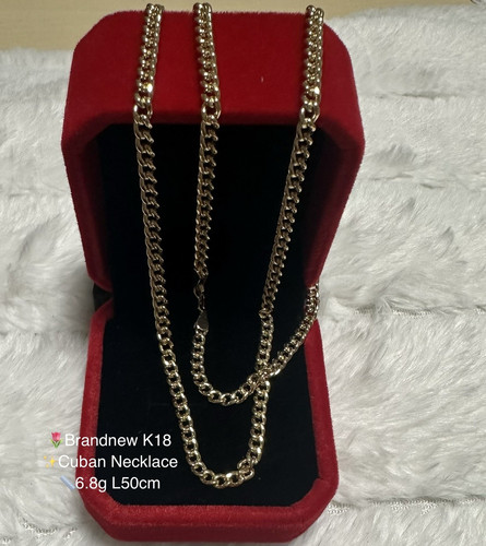 18k gelbgold cuban link - gelbgold,