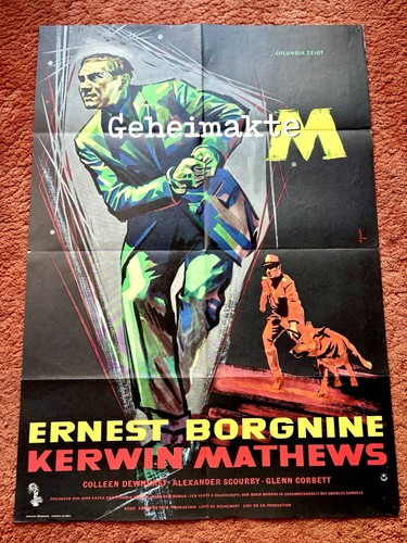 Geheimakte kinoplakat poster - m,