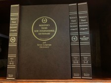 Websters Third New International Dictionary Of the English Language unabridged w