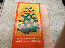 Weihnachtsbeleuchtung- DDR Lichtkette 16 teilig Baumkette Kerzen Weiß