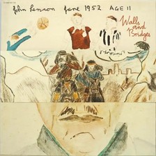 LP John Lennon Walls And Bridges GIMMICK COVER + BOOKLET NEAR MINT Apple