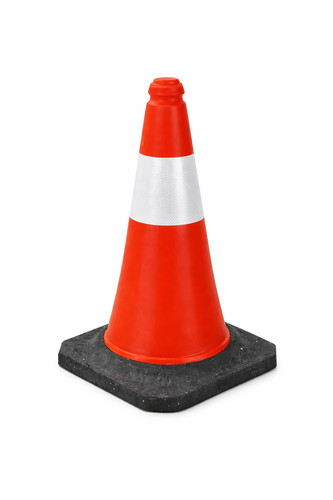 Verkehrskegel rot weiß - cm, rot/weiß