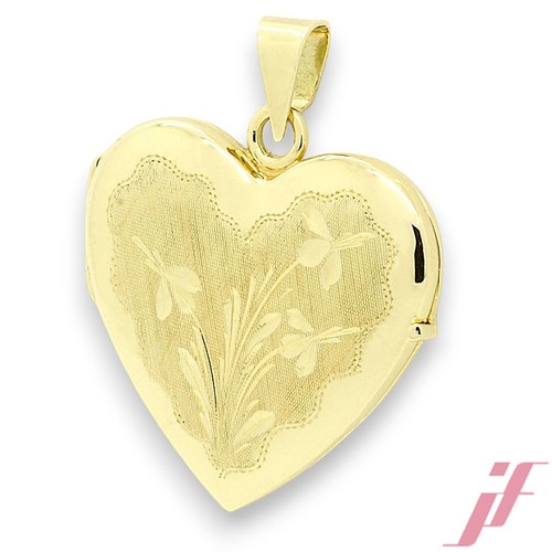 Medaillon herz 585 gelbgold - 585,