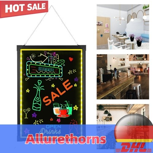 Led schreibtafel leuchttafel - led,