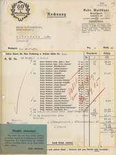 Rechnung Stuttgart Waldbaur