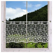 Stickerei-Scheibengardine