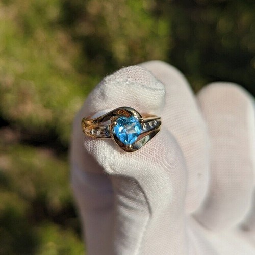 Natural blue topaz - natural,