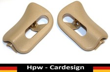 Mercedes R129 Kappen Abdeckung Sonnenblende Set R + L Campignon mit Struktur