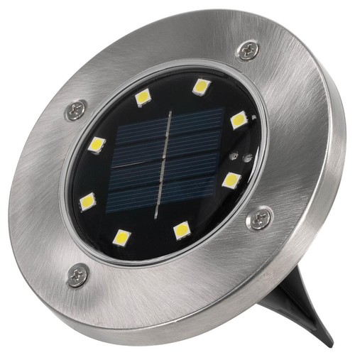 Solar bodenstrahler mit led - solar,