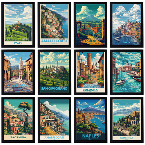 Vintage reise urlaub italien - reise,
