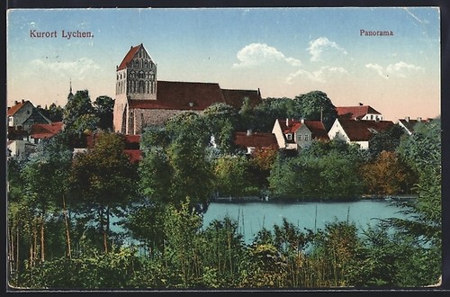Ansichtskarte lychen panorama - lychen,,
