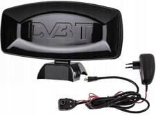 DVB-T T2 Antenne 42 db Verstärkung Zimmerantenne Aktiv Netzteil DAB Radio HD TV