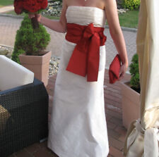 Gundi Ellert Corsage Korsett Brautkeid Standesamt Wilde Seide creme weiß Gr 40