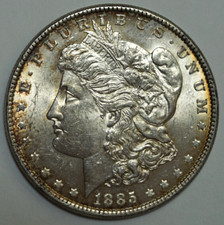 Morgan Dollar 1885 USA, .900