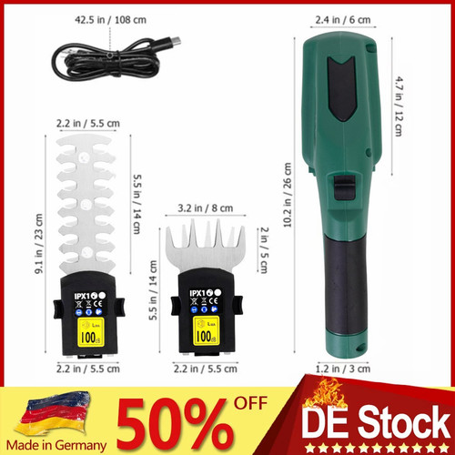 2in1 akku heckenschere 21v - heckenschere, mit