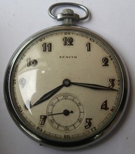 0000* Zenith Taschenuhr Stahl