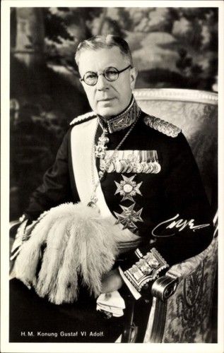 König gustav adolf - vi., von