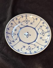 Alter Winterling Unterteller☆ Indisch Blau ☆ Saks ☆ Zwiebelmuster Untertasse