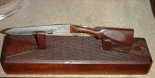 Brieföffner Jagdgewehr Gewehr Ehrengeschenk  DDR Jagdwaffen Suhl, graviert