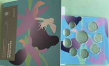 San Marino Offizieller Euro Kursmünzensatz 2025 Orchideen Blister leer empty