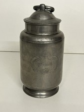 Zinn Wasserkanne rund 1767 Barock