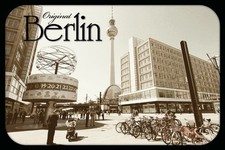 Holzschild 12x18cm Berlin