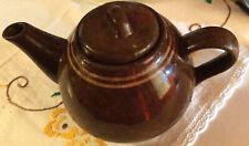 Braune DDR Teekanne / Kaffekännchen-DDR-Keramik-Inhalt 2 Tassen-gezeichnet