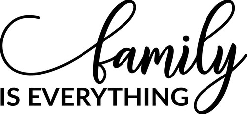 Familie ist alles zuhause - familie,