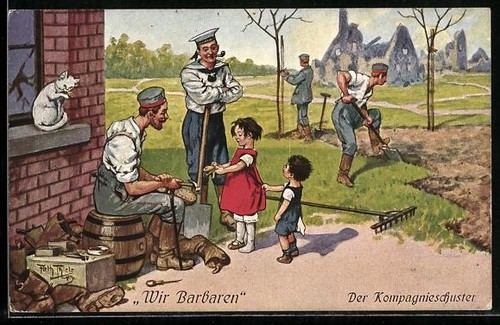 Künstler arthur thiele - künstler-ak,