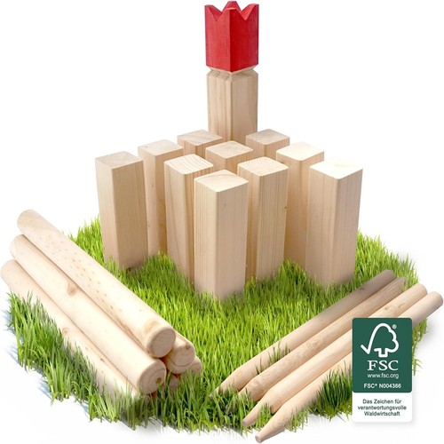 Wikinger spiel kubb - wikinger, kubb-spiel-set