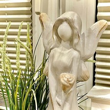 XXL 49cm Engel Skulptur Elfe