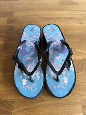 Dada Supreme Damen Sommer Schuhe Fliflops Hohe Schuhe Schwarz Blau Größe 38 / 39