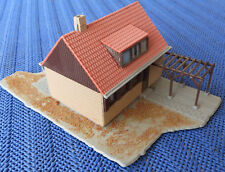 Für H0 Modelleisenbahn oder Slotcar Anlage  --   Wohnhaus, 60er Jahre #181118