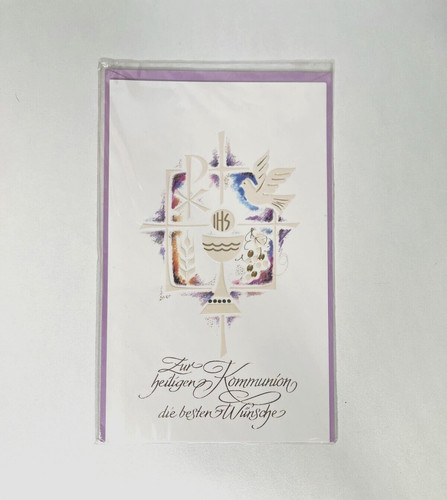 Kommunion geschenkkarte - kommunion,
