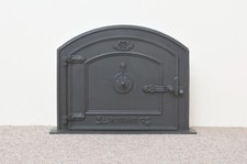 58,5x 43,5cm Gusseisen Feuertür Ton Brotbackofentüren Pizza LEICHTE SEKUNDEN