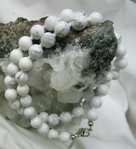 Howlith edelstein kette - howlith, edelstein-kette
