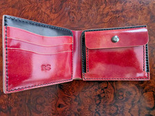 Shell cordovan wallet coin - wallet,