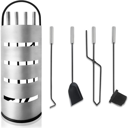 Kaminbesteck set edelstahl - set,