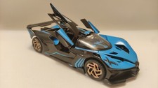 Bugatti Bolide Automodell 1:32 Schwarz Blau Spielzeug 