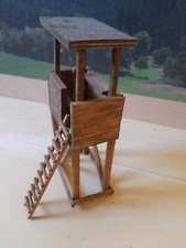 Diorama realistischer Hochsitz Maßstab 1:32 Echtholz Eigenbau