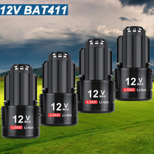 2X Für Bosch GBA 12V 4.0Ah Akku / Ladegerät BAT411 Li-ion GSR GDR GSA BAT412 GWI