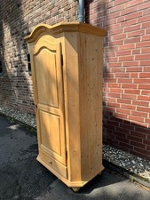 Biedermeier Stil  Weichholz Schrank massiv 189x90x50 cm