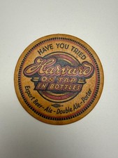 Bierdeckel Harvard Beer 1940er Jahren Werbung
