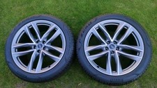 2x Audi Sport Doppelspeiche Q7 9.5Jx21H2 4M0601025 m. Pirelli P Zero 285/40 R21 